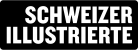Firmenzeichen der Zeitschrift Schweizer Illustrieret in schwarz-weiss dargestellt.